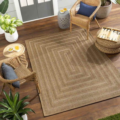 Rishard Modern Brown/Tan Area Rug