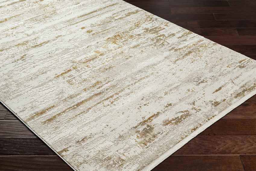 Shantella Modern Camel/Off-White Area Rug