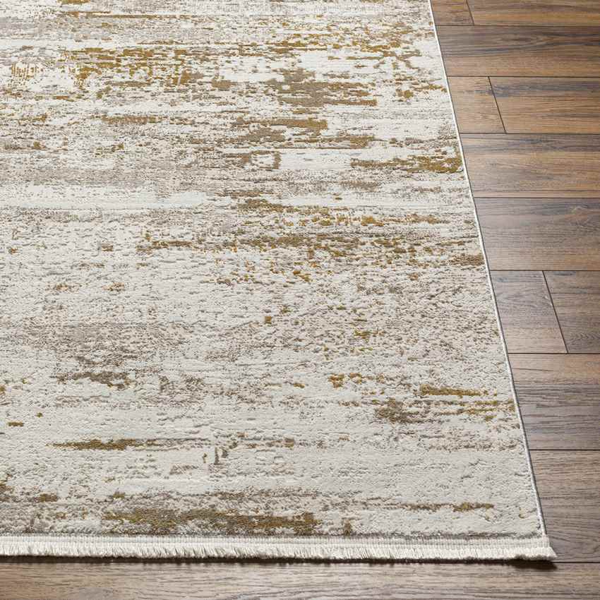 Shantella Modern Camel/Off-White Area Rug