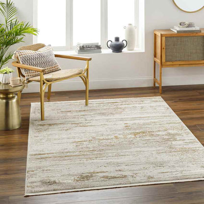 Shantella Modern Camel/Off-White Area Rug
