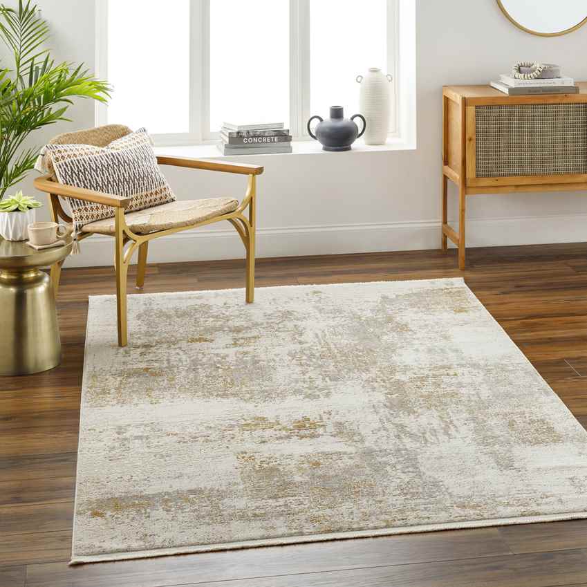 Rolly Modern Off-White Area Rug