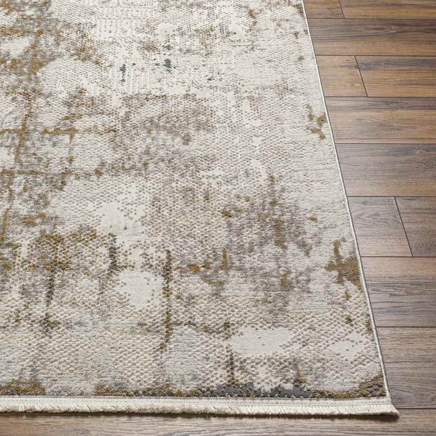 Claudia Modern Off-White/Brown Area Rug