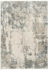 Dorissa Modern Dark Teal/Off-White Area Rug