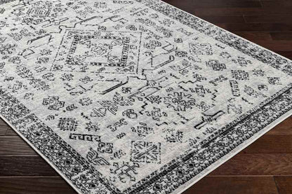 Tiffiny Traditional Black Area Rug