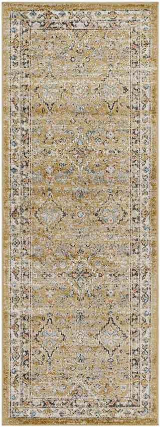 Jerime Traditional Amber Area Rug