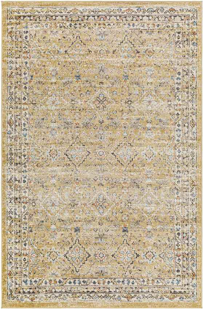 Jerime Traditional Amber Area Rug