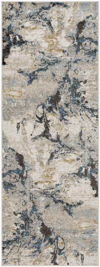 Majorie Modern Beige/Dark Teal Area Rug