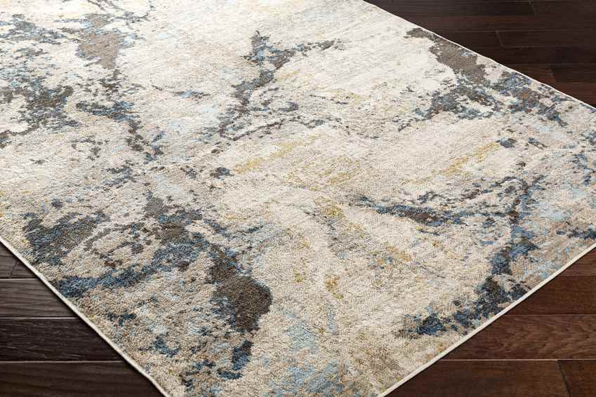 Majorie Modern Beige/Dark Teal Area Rug