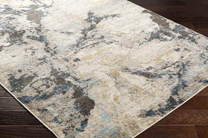 Majorie Modern Beige/Dark Teal Area Rug