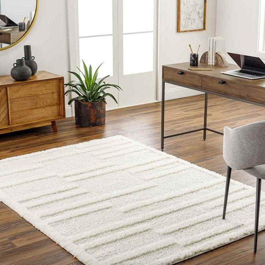 Crysal Modern Beige/Ivory Area Rug