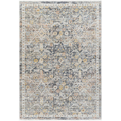 Randa Traditional Black/Beige Area Rug