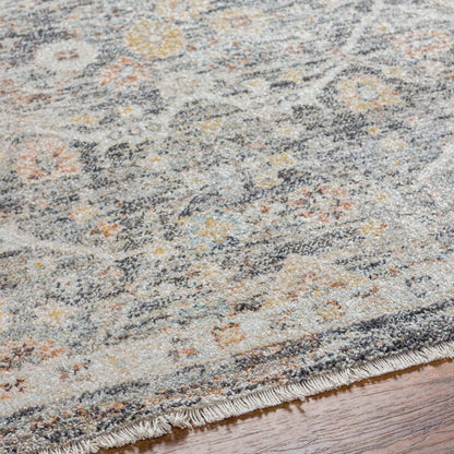 Randa Traditional Black/Beige Area Rug