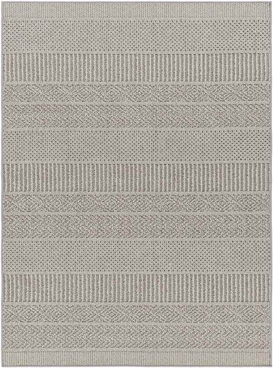 Darron Modern Medium Gray/Cream Area Rug