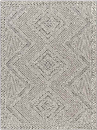 Yousef Modern Silver Gray Area Rug