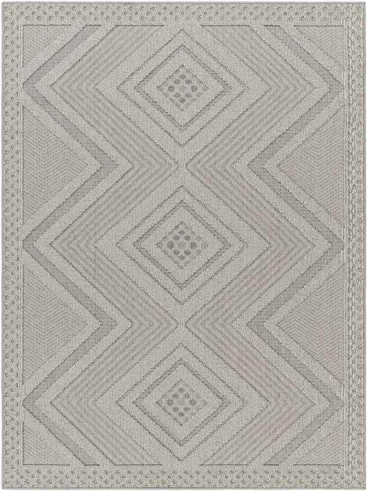 Yousef Modern Silver Gray Area Rug