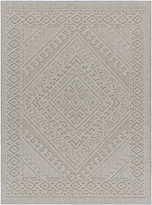 Lyndsie Modern Silver Gray/Camel Area Rug