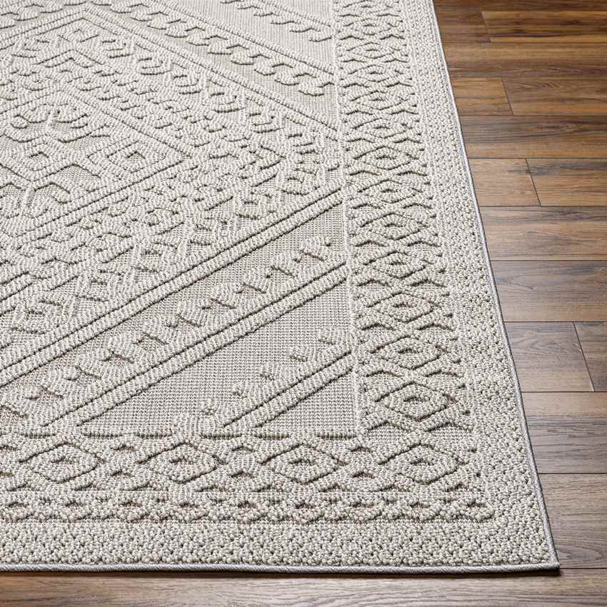 Lyndsie Modern Silver Gray/Camel Area Rug