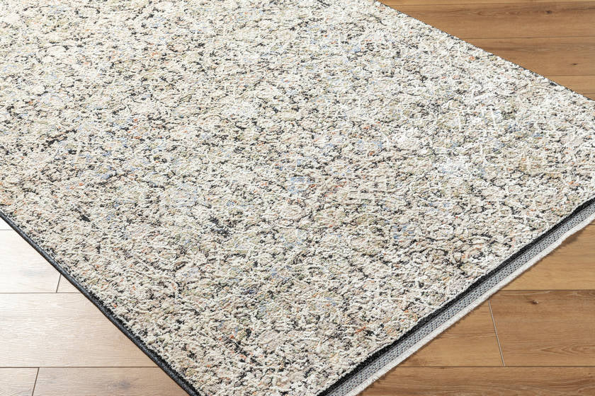 Bonner Traditional Black/Cream Area Rug