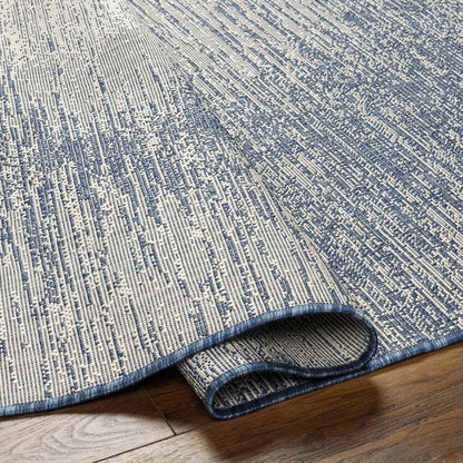 Yashira Modern Navy/Beige Area Rug