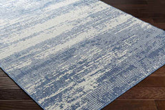 Ravon Modern Navy/Beige Area Rug