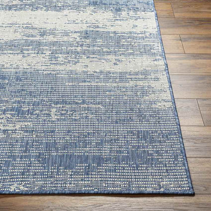 Ravon Modern Navy/Beige Area Rug