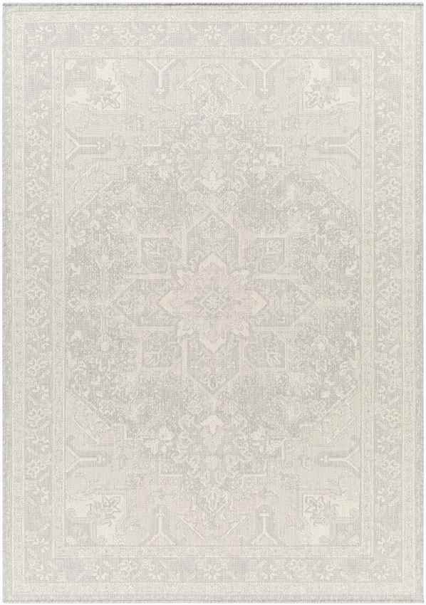 Effrey Traditional Light Gray/Cream Area Rug