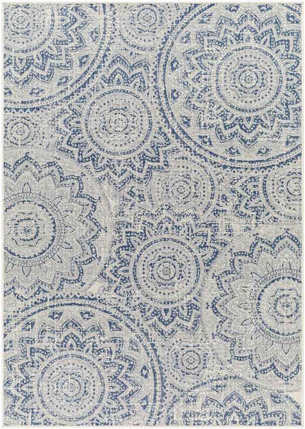 Tiffine Cottage Navy/Cream Area Rug