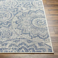 Tiffine Cottage Navy/Cream Area Rug