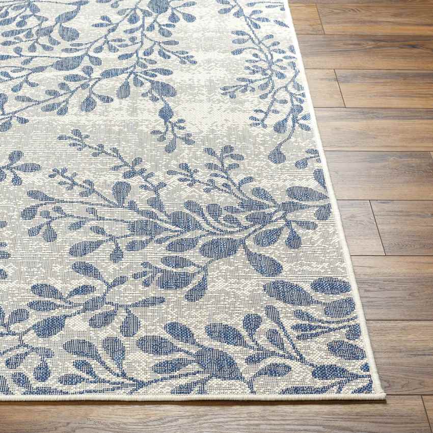 Chamika Cottage Navy/Beige Area Rug