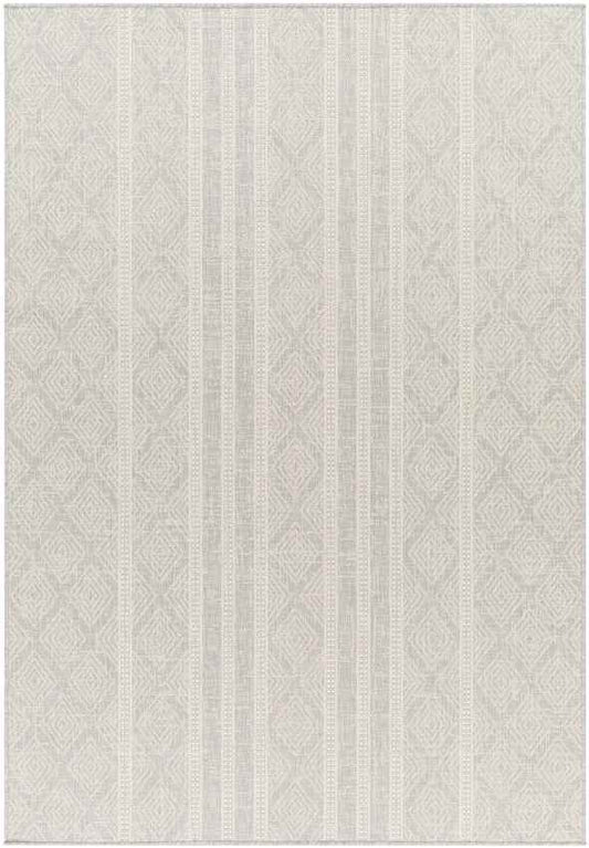 Christophr Global Light Gray/Cream Area Rug