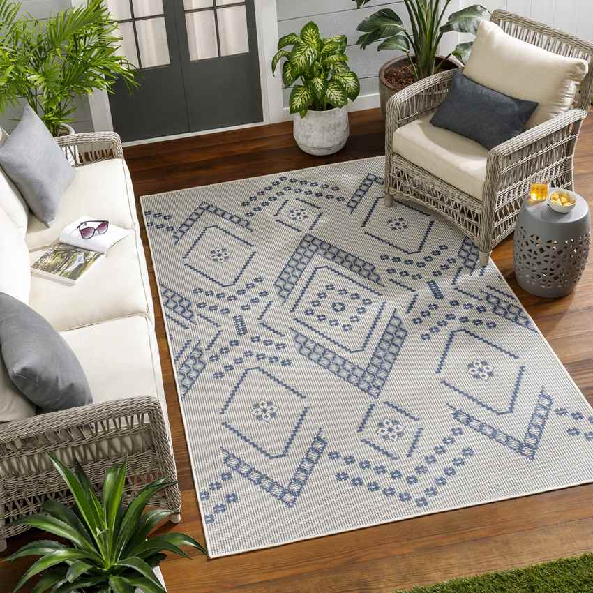 Tana Global Navy/Ivory Area Rug