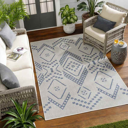 Tana Global Navy/Ivory Area Rug