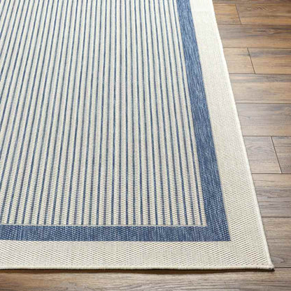 Wenceslao Modern Navy/Cream Area Rug