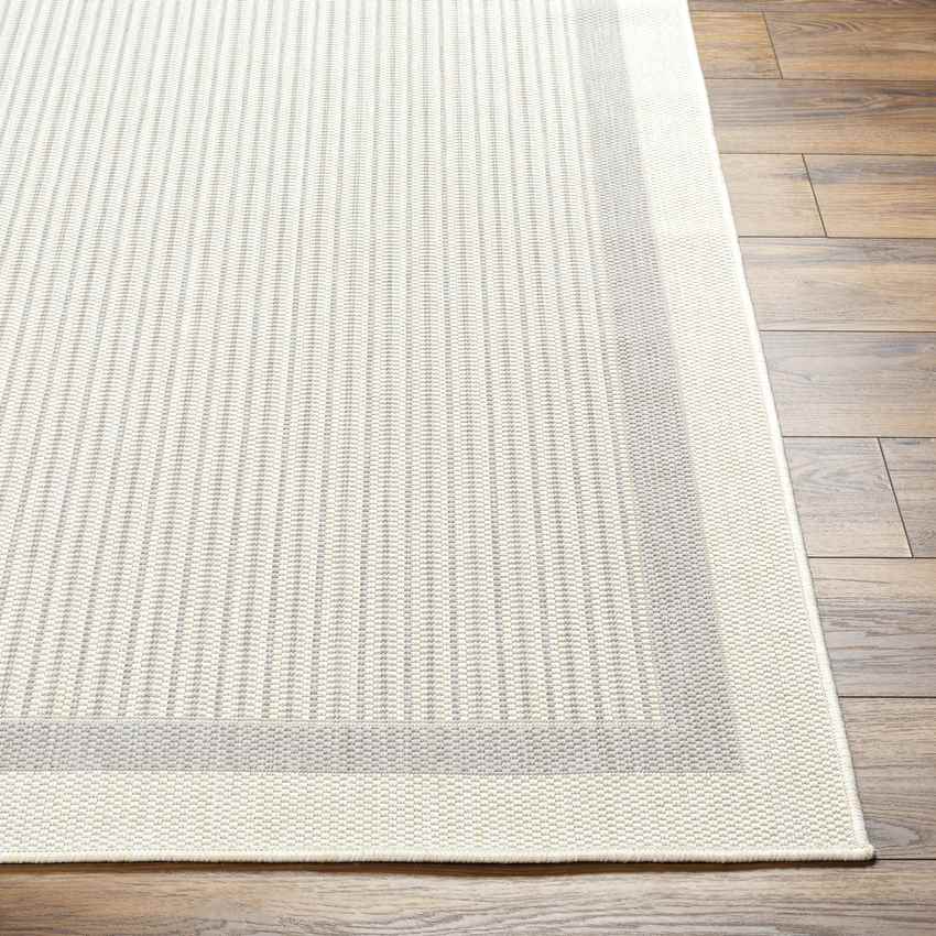 Wenceslao Modern Light Gray/Cream Area Rug