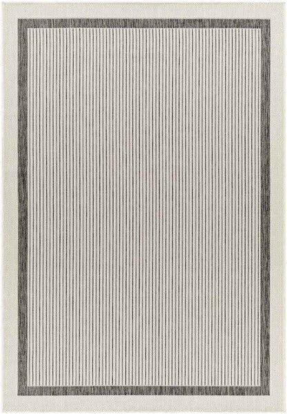 Wenceslao Modern Black/Cream Area Rug