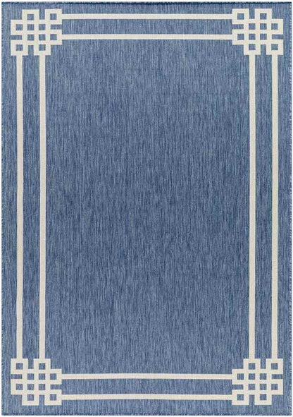 Davinia Modern Navy/Ivory Area Rug