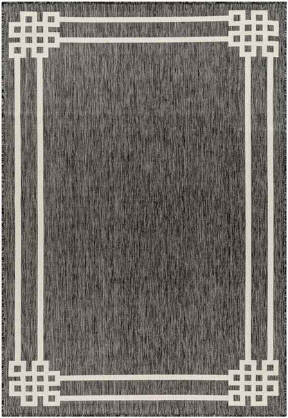 Davinia Modern Black/Ivory Area Rug