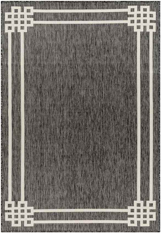 Davinia Modern Black/Ivory Area Rug