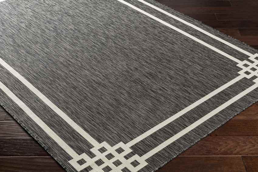 Davinia Modern Black/Ivory Area Rug