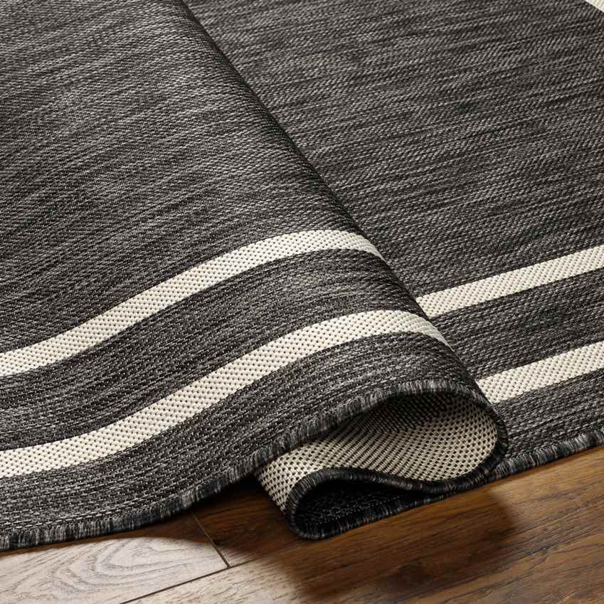 Davinia Modern Black/Ivory Area Rug