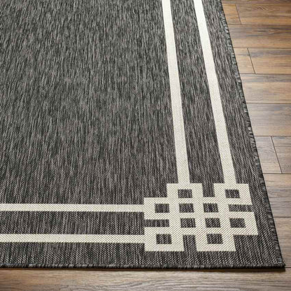 Davinia Modern Black/Ivory Area Rug