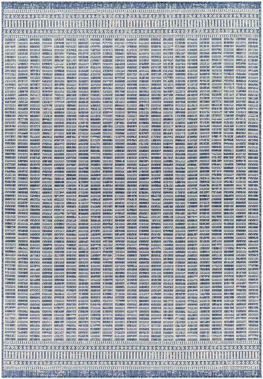 Dathan Cottage Navy/Beige Area Rug