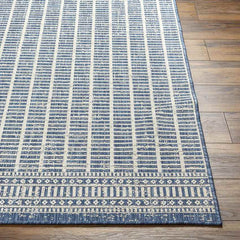 Dathan Cottage Navy/Beige Area Rug