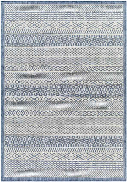 Charle Modern Navy/Beige Area Rug