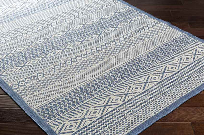 Charle Modern Navy/Beige Area Rug
