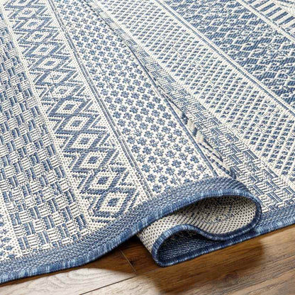 Charle Modern Navy/Beige Area Rug