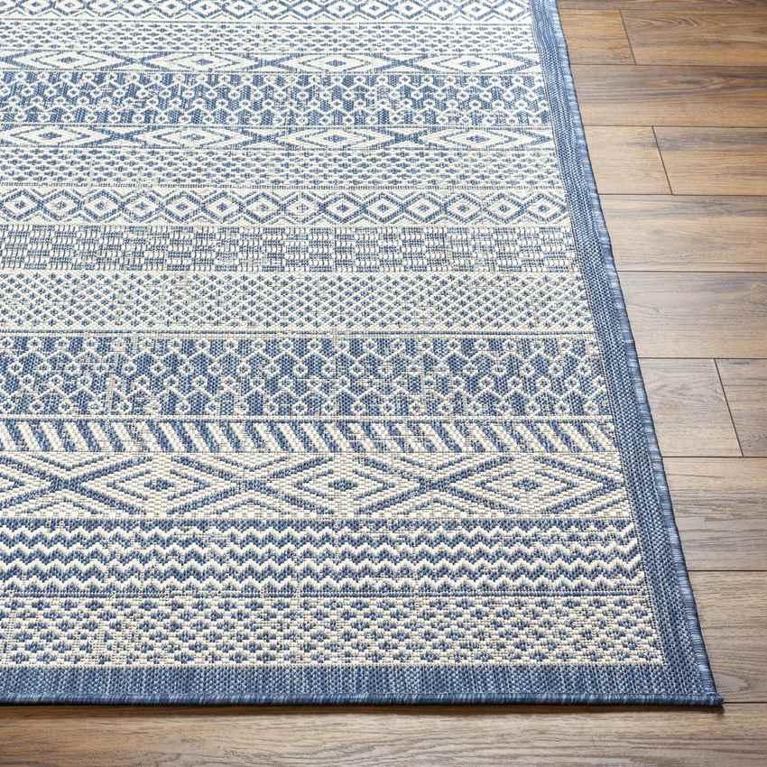 Charle Modern Navy/Beige Area Rug