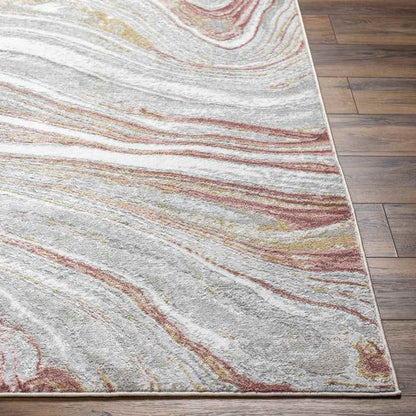 Glendy Modern Coral/Beige Area Rug
