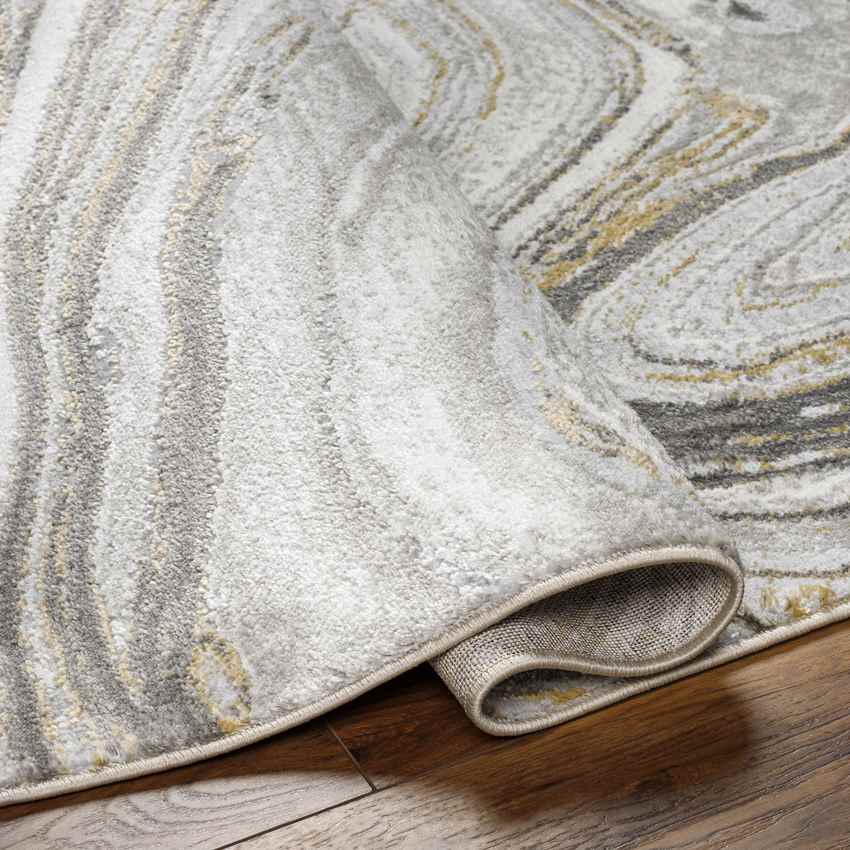 Glendy Modern Medium Gray/Beige Area Rug