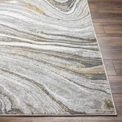 Glendy Modern Medium Gray/Beige Area Rug